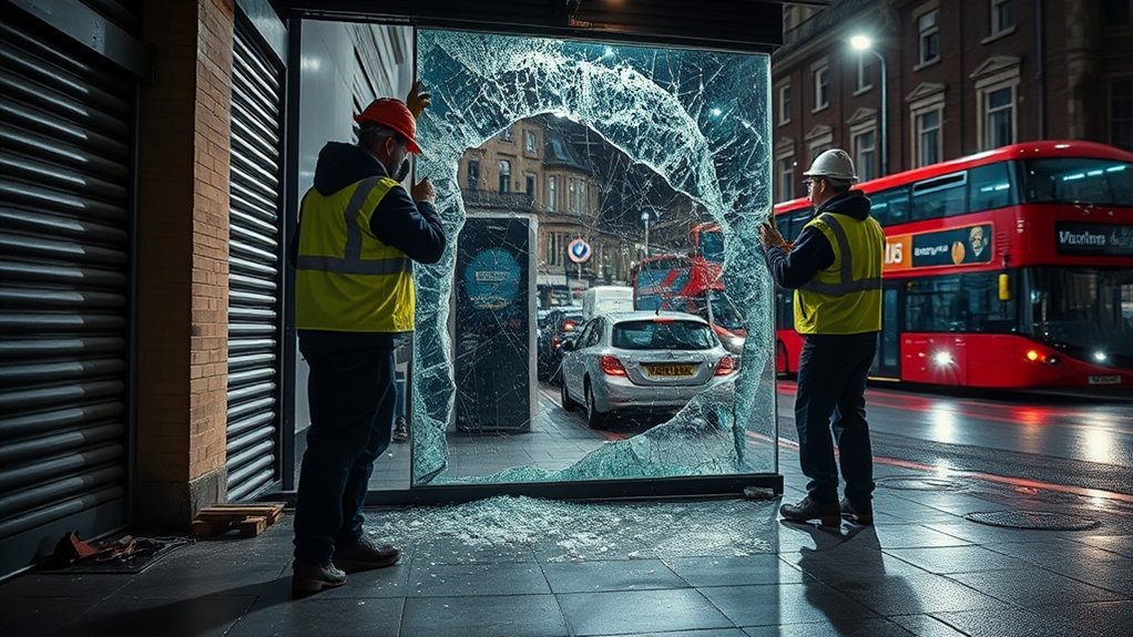 Emergency Shop Front Repair Hackney