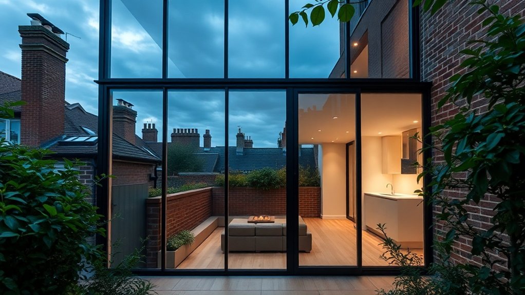 Glass Extension Walls Hackney