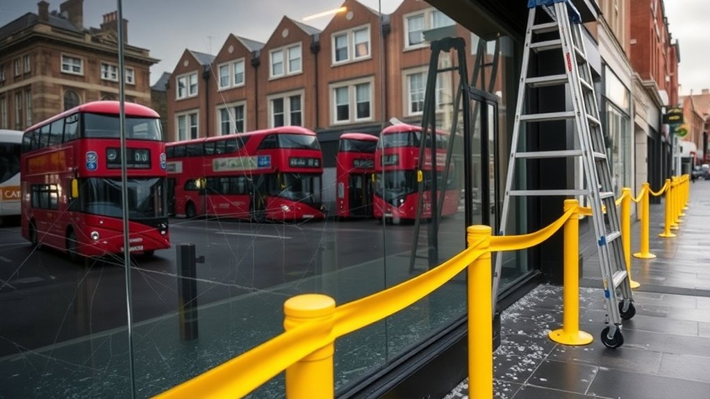 Vandalism Glass Repair Hackney